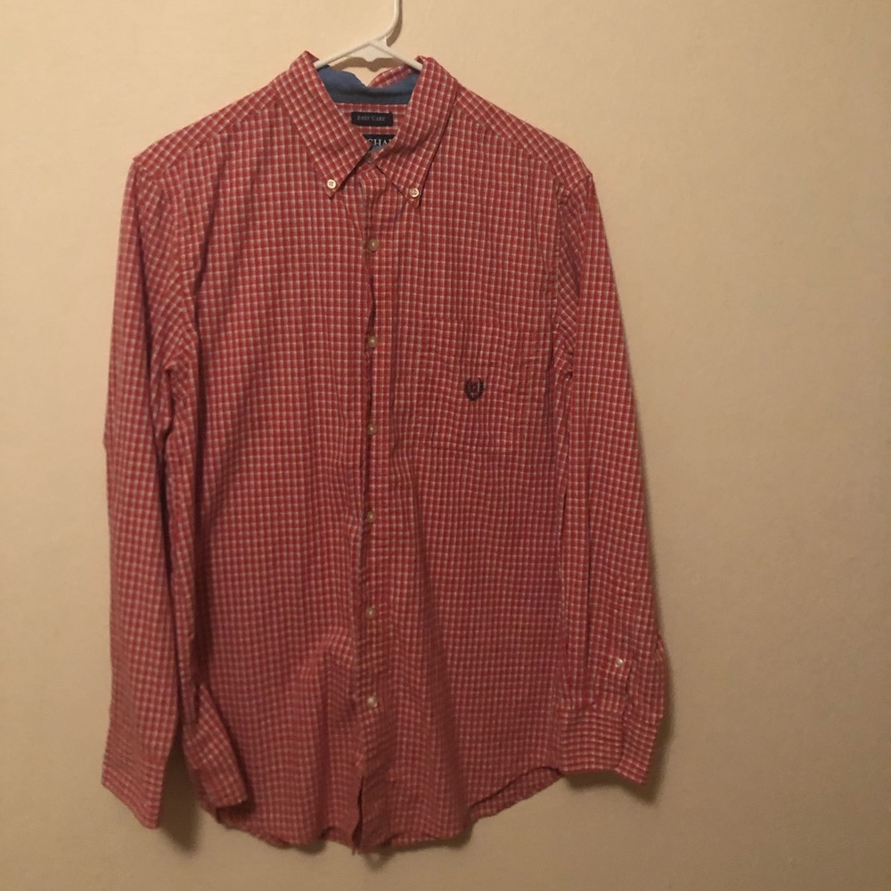 Orange Size L button down